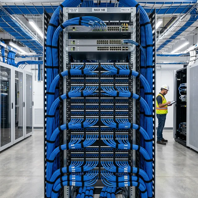 Промышленный Wi-Fi и СКС на складском комплексе